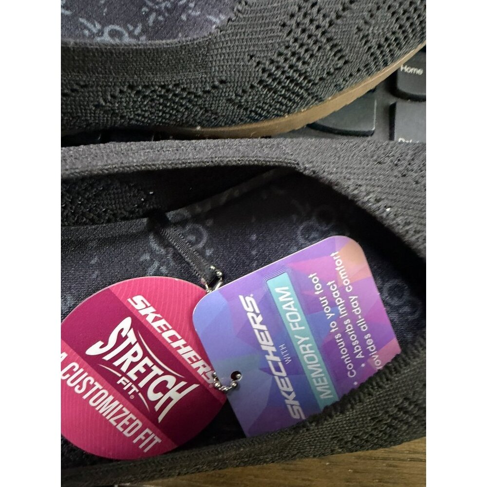 Skechers Cleo Shoes Womens 7.5 Cleo 2.0 Slip On Ballet Flats 158343 Black - Picture 7 of 7